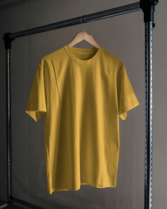 Men Classic Crew T-Shirt Golden Yellow