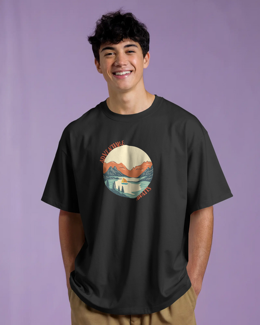 Unisex Oversized Classic T-Shirt - Adventure Awaits