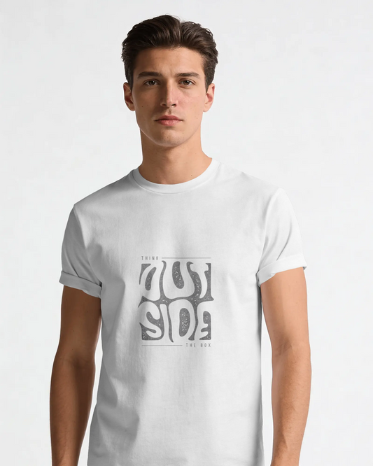 Men Standard Crew T-Shirt - Think Outside the Box