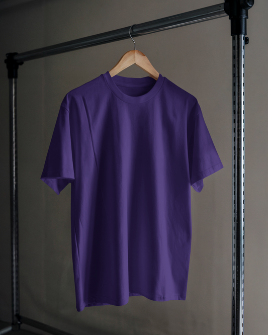 Men Classic Crew T-Shirt Purple