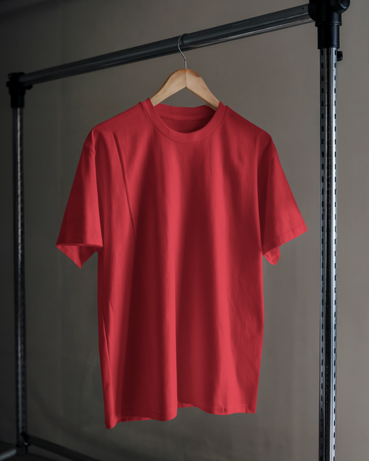 Men Classic Crew T-Shirt Red