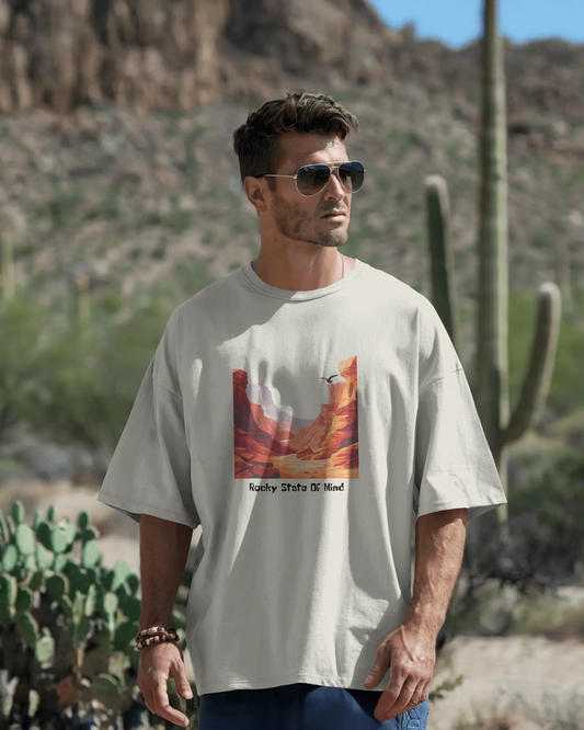 Unisex Oversized Classic T-Shirt - Rocky State of Mind