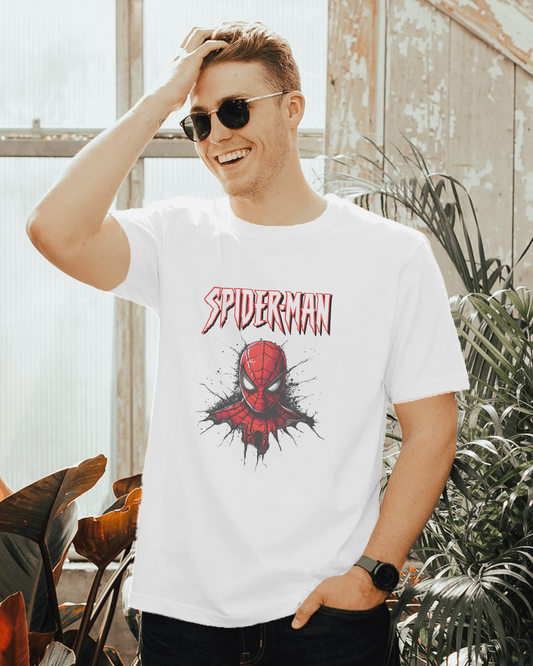 Men Basic T-Shirt - Spiderman