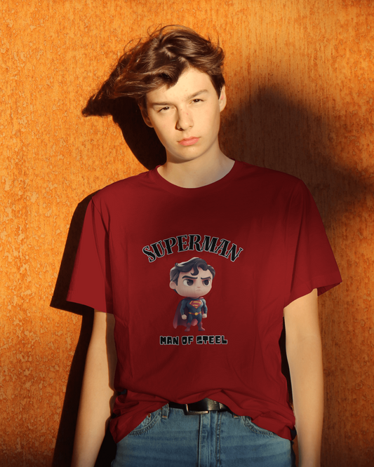 Men Basic T-Shirt - Superman