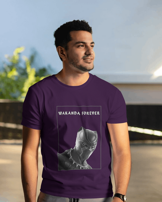 Men Basic T-Shirt - Wakanda Forever