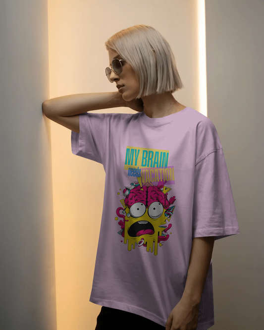 Unisex Oversized Standard T-Shirt - My Brain needs Vacation